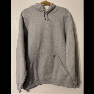 Carhartt Hoodie Sweatshirt Grey XL